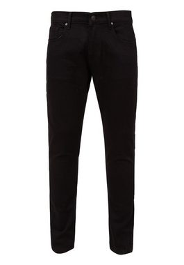 Ben Sherman Straight-Jeans Straight Black Jean Gerade geschnittene schwarzgewaschene Jeans