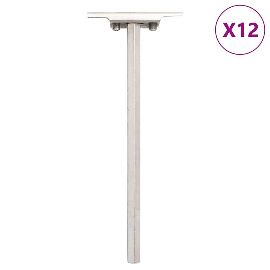 Regal Regalträger Schwebend 12 Stk Unsichtbar Ø12x200 mm