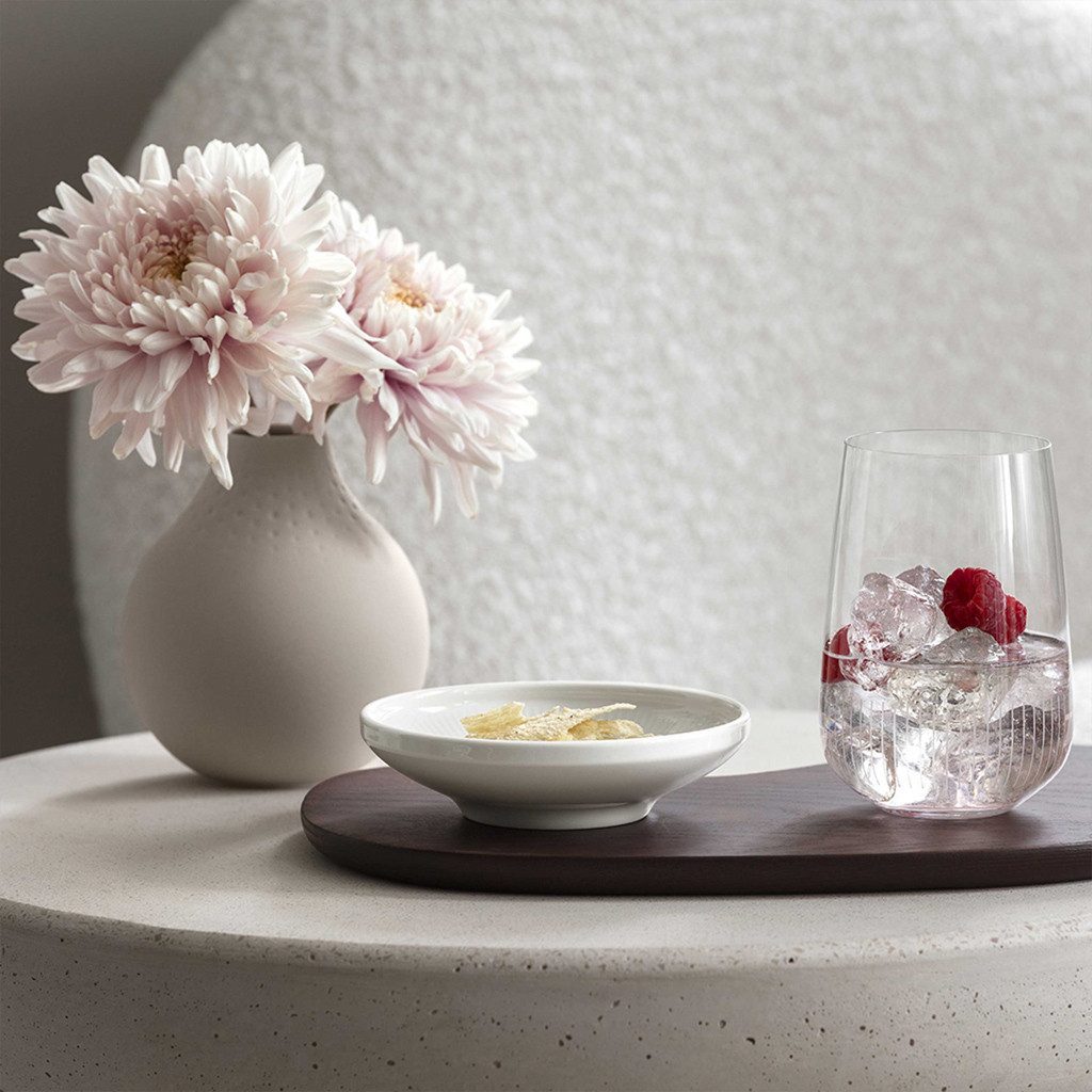 Villeroy & Boch Longdrinkglas Afina Longdrinkbecher, Set 4tlg. 124mm, 4-tlg., Glas, Kristallglas, 4 Stck, spülmaschinenfest