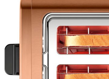 BOSCH Toaster TAT4P429 DesignLine, 2 kurze Schlitze, 970 W