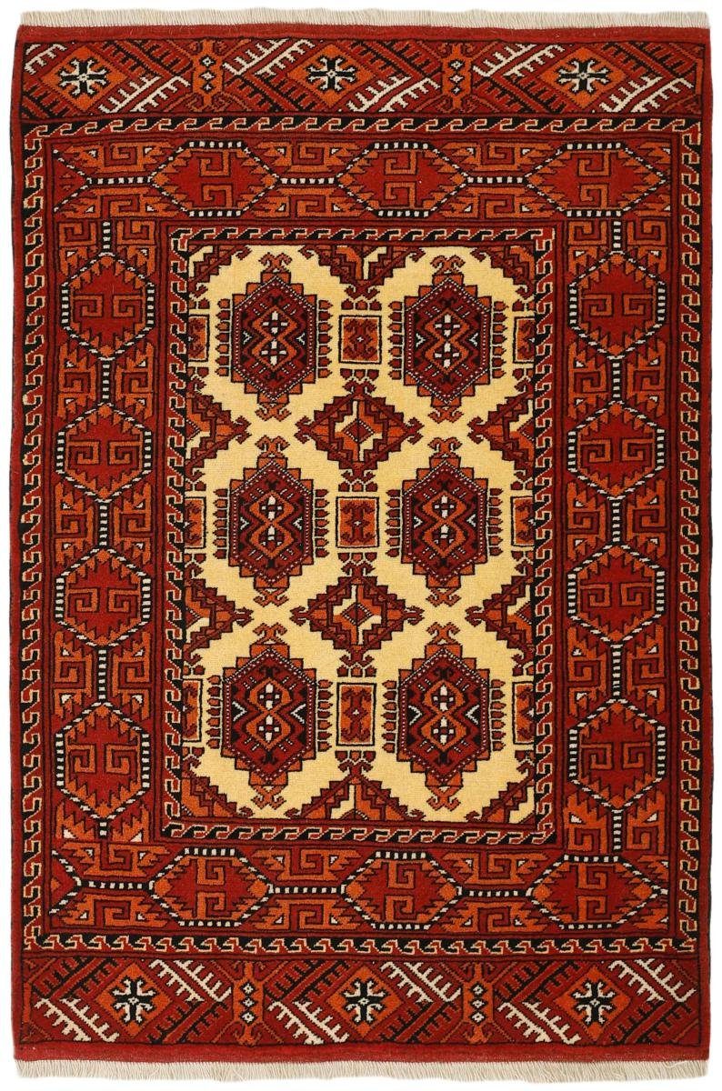 Orientteppich Turkaman 6 Höhe: Nain mm Orientteppich 87x123 Trading, Perserteppich, / rechteckig, Handgeknüpfter