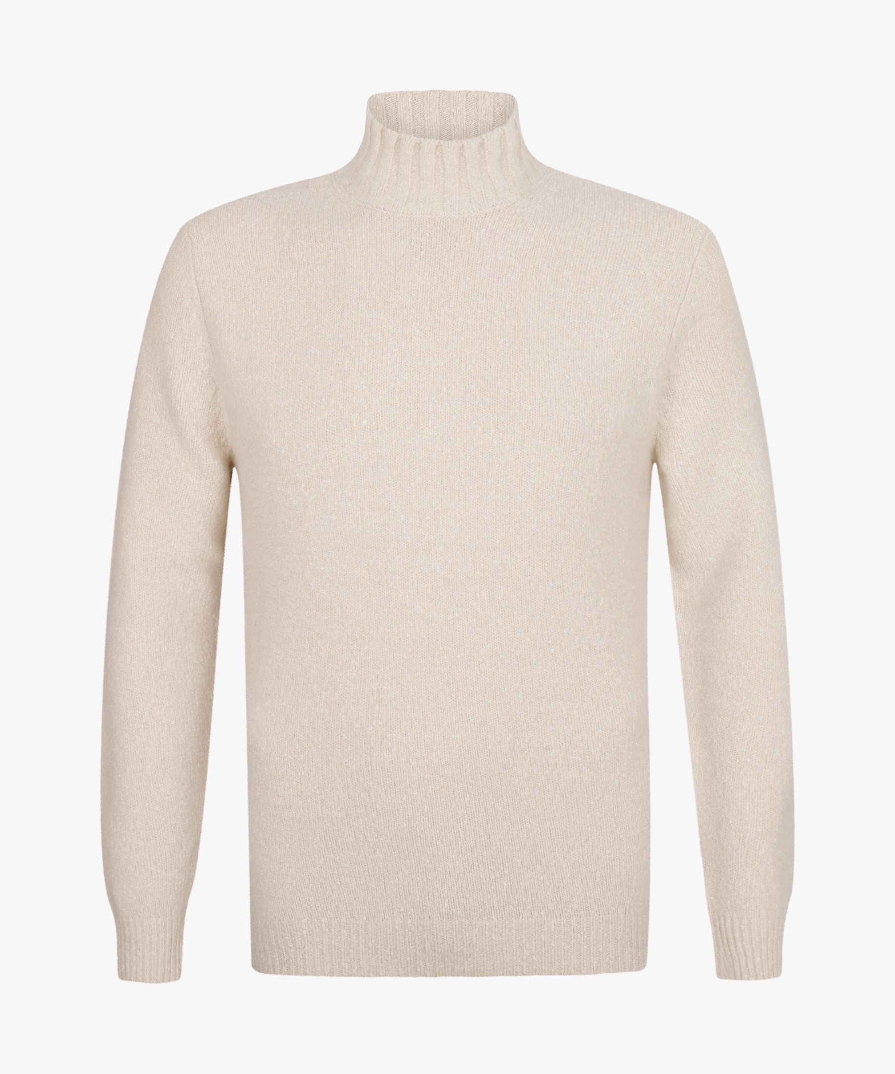 Profuomo Troyer PULLOVER MOCK NECK SAND