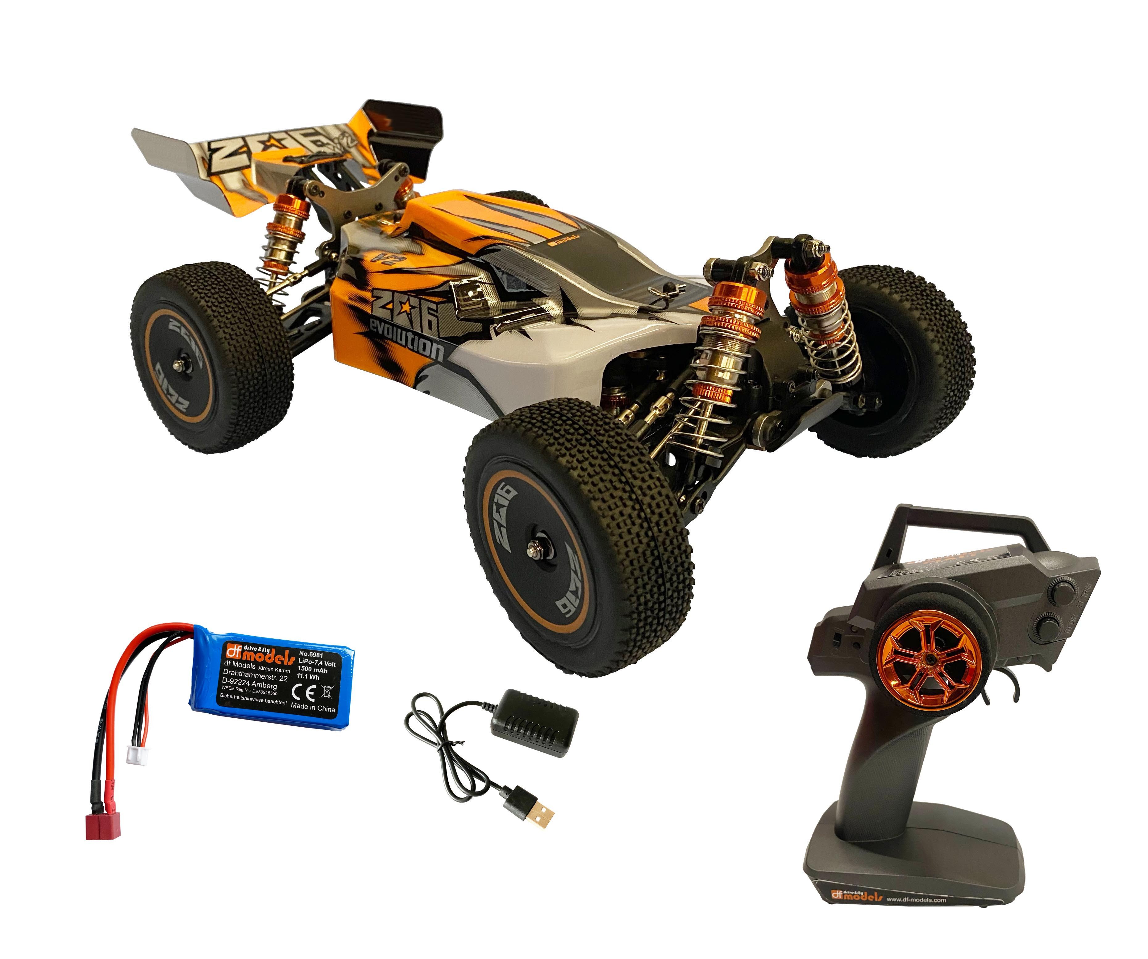 Modellbausatz DF-Models Z06-Evolution V2 1:14 RTR Buggy 3123