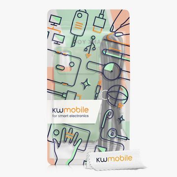 kwmobile Handyhülle Hülle für Xiaomi Poco X4 Pro 5G, mit Metall Kette zum Umhängen - Silikon Handy Cover Case Schutzhülle