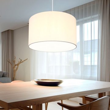 etc-shop Deckenleuchte, Leuchtmittel nicht inklusive, Hänge Leuchte Ess Wohn Zimmer Beleuchtung Decken Pendel Lampe Schirm
