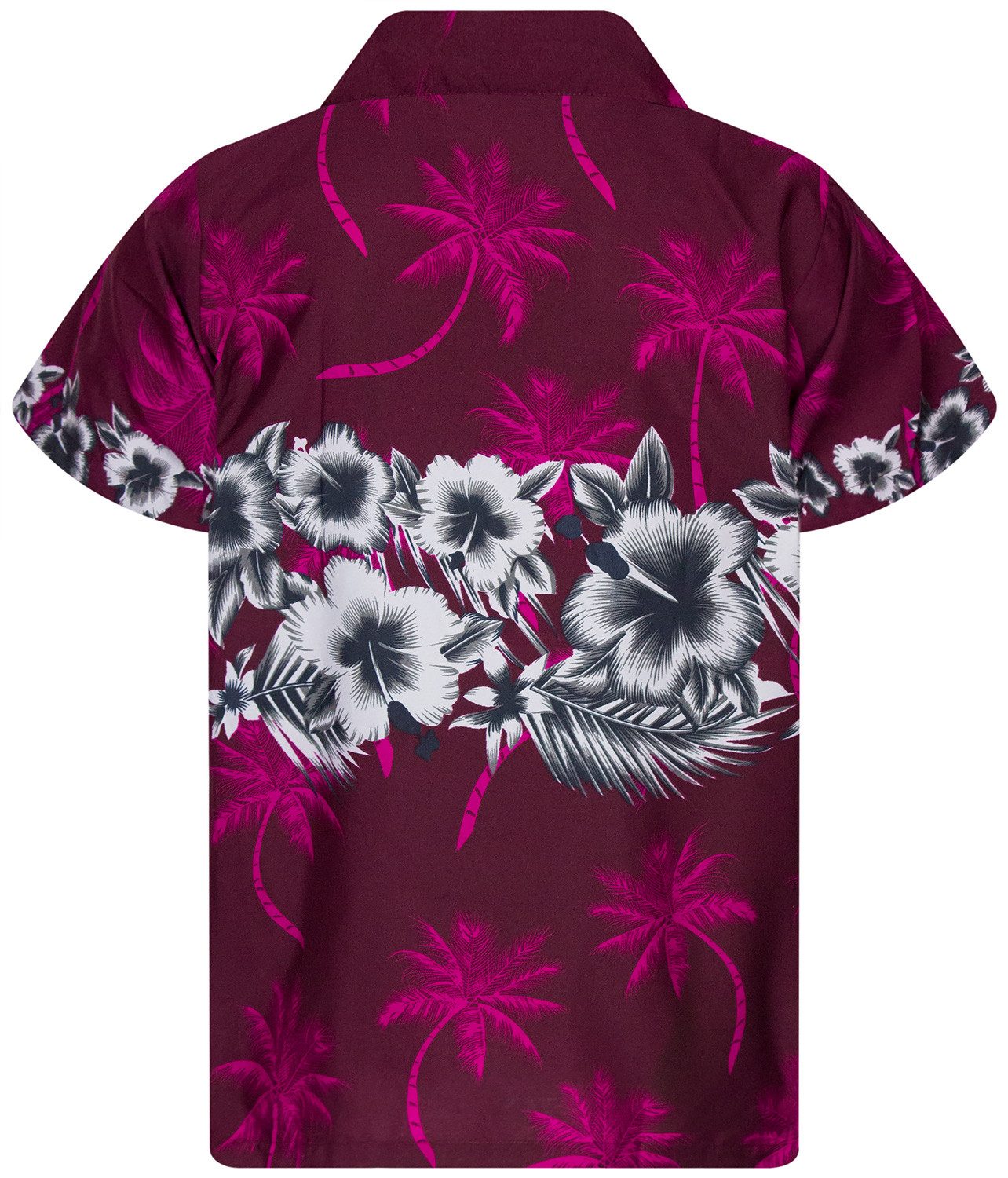 King Kameha Hawaiihemd Flower Chest Funky Hawaii-Hemd Herren Kurzarm Front- günstig online kaufen