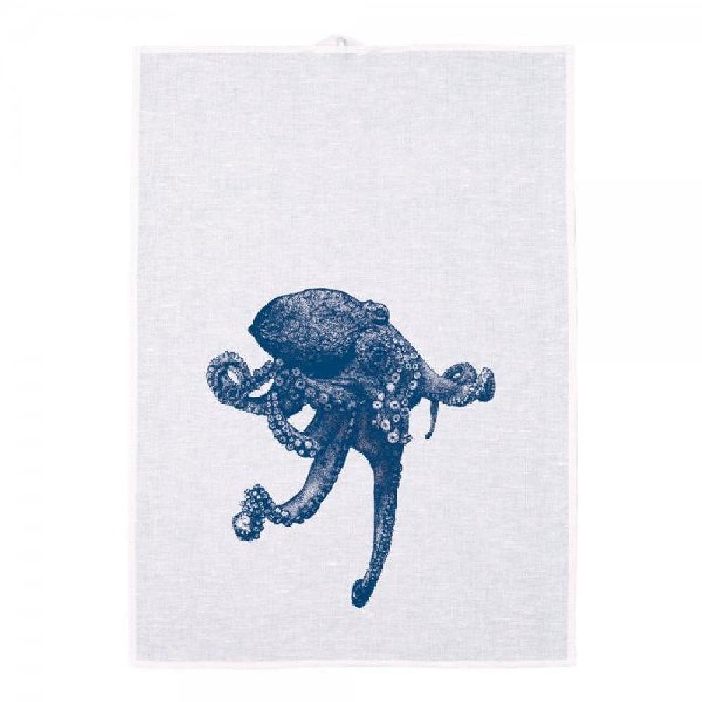 Frohstoff Geschirrtuch Geschirrtuch Oktopus Blau günstig online kaufen