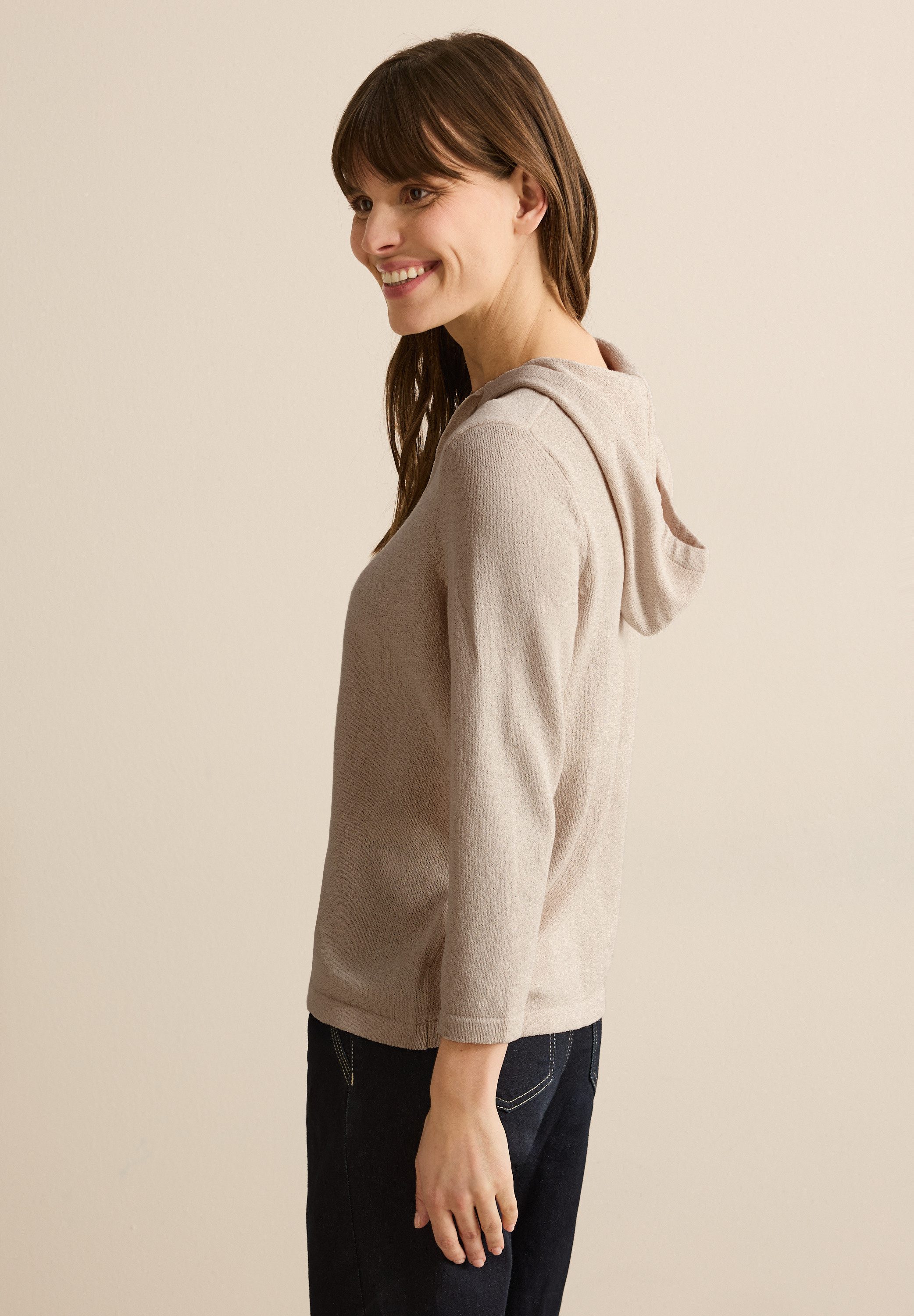 CECIL Strickpullover mit Rippbündchen günstig online kaufen