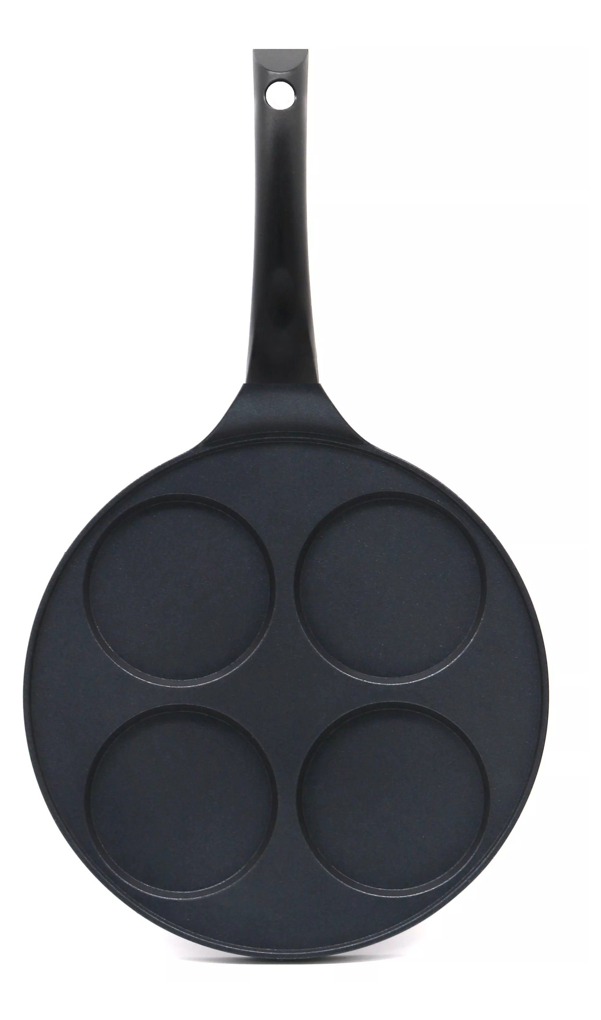 Cheffinger Crêpepfanne Pancakes induktionsfähig Spiegeleier, Pfannkuchen Aluminium Bratpfanne (Spar-Set)