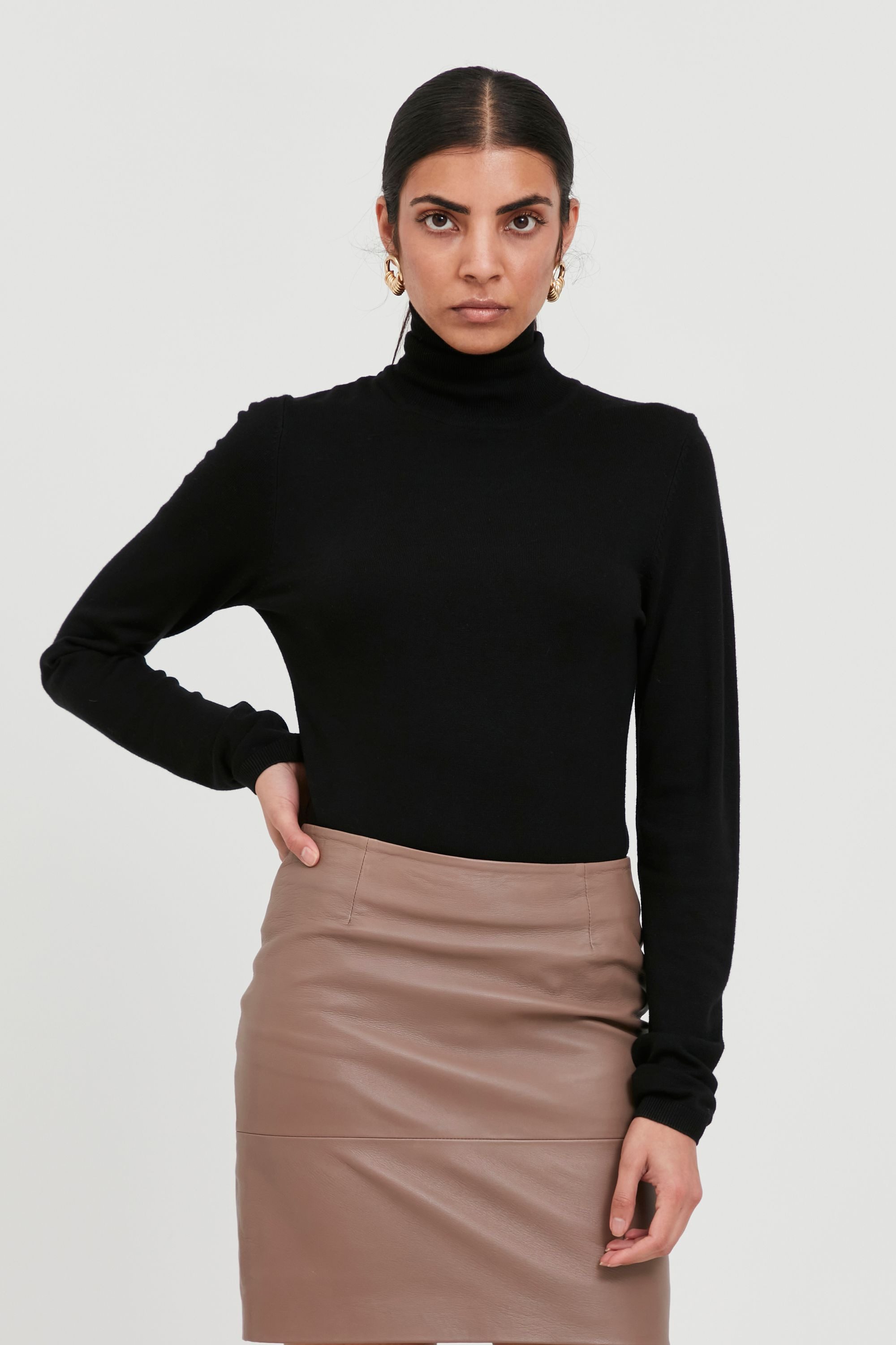 Ichi Rollkragenpullover IHMAFA Leichter Rollkragenpullover mit günstig online kaufen