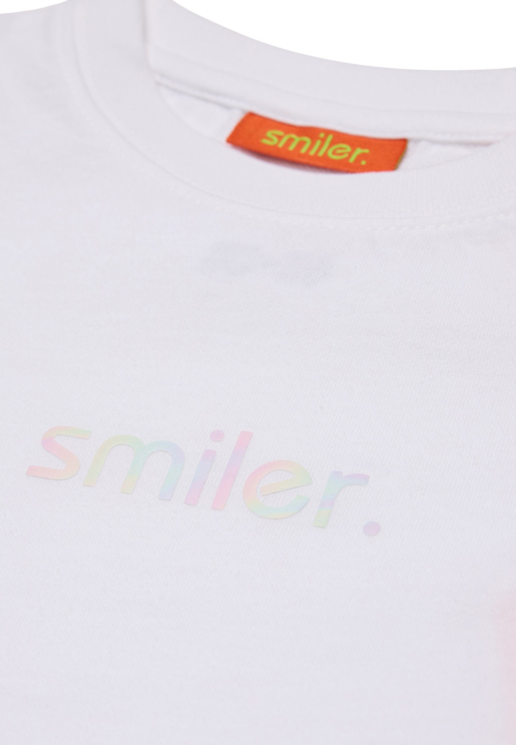 smiler. T-Shirt mini-laugh. mit Label-Applikationen