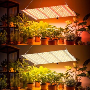 GOOLOO Pflanzenlampe LED-Wachstumslicht Dimmbare Vollspektrum-Phytolampe, 504 LEDs, Für Hydroponische Zimmerpflanzen, Die Gemüseblumen Säen