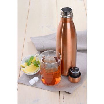 GRÄWE Isolierflasche GRÄWE Isolierflaschen Kupferfarben/Edelstahl, Serie Thermohome