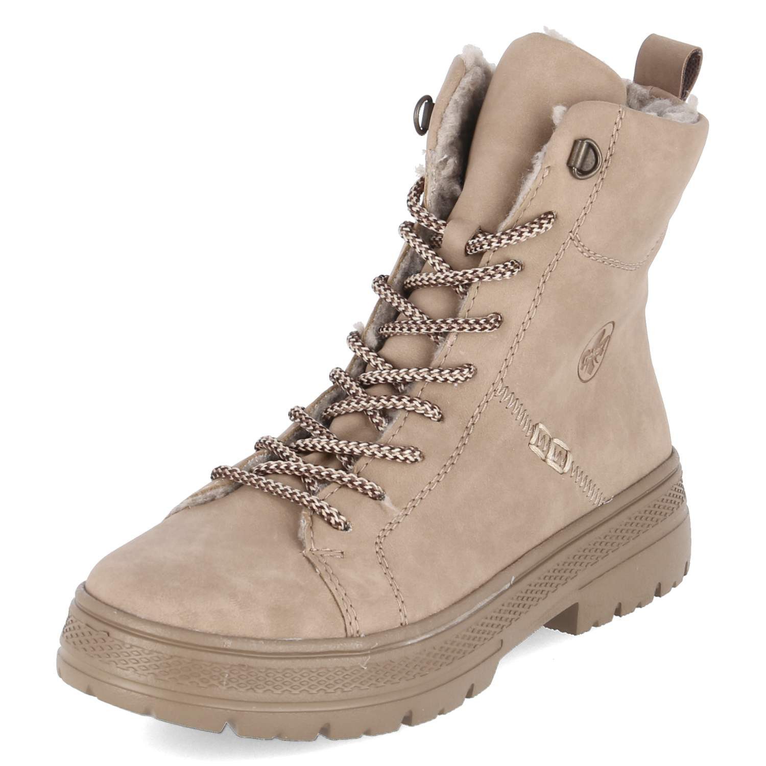 Rieker Rieker N0036-20 Damen Kunstleder beige Winterstiefel günstig online kaufen