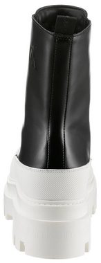 Calvin Klein Jeans FLATFORM LACE UP BOOT LTH Schnürstiefelette mit Profilsohle