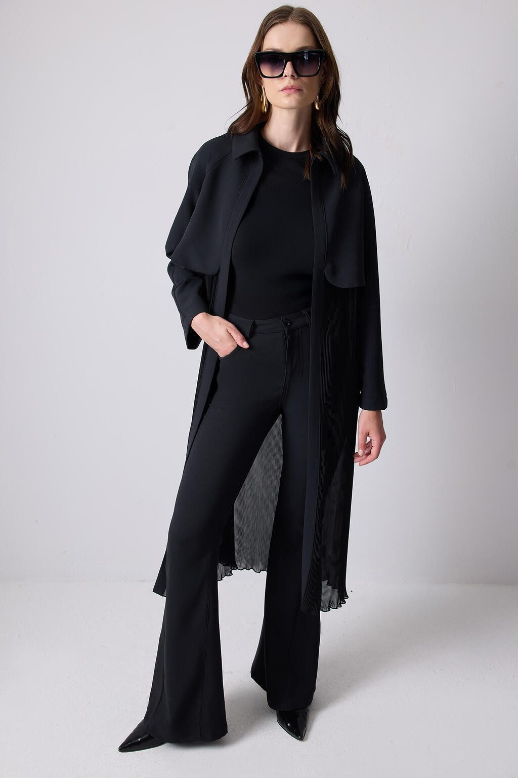 Jackett FALTENJACKE AUS CRÊPE