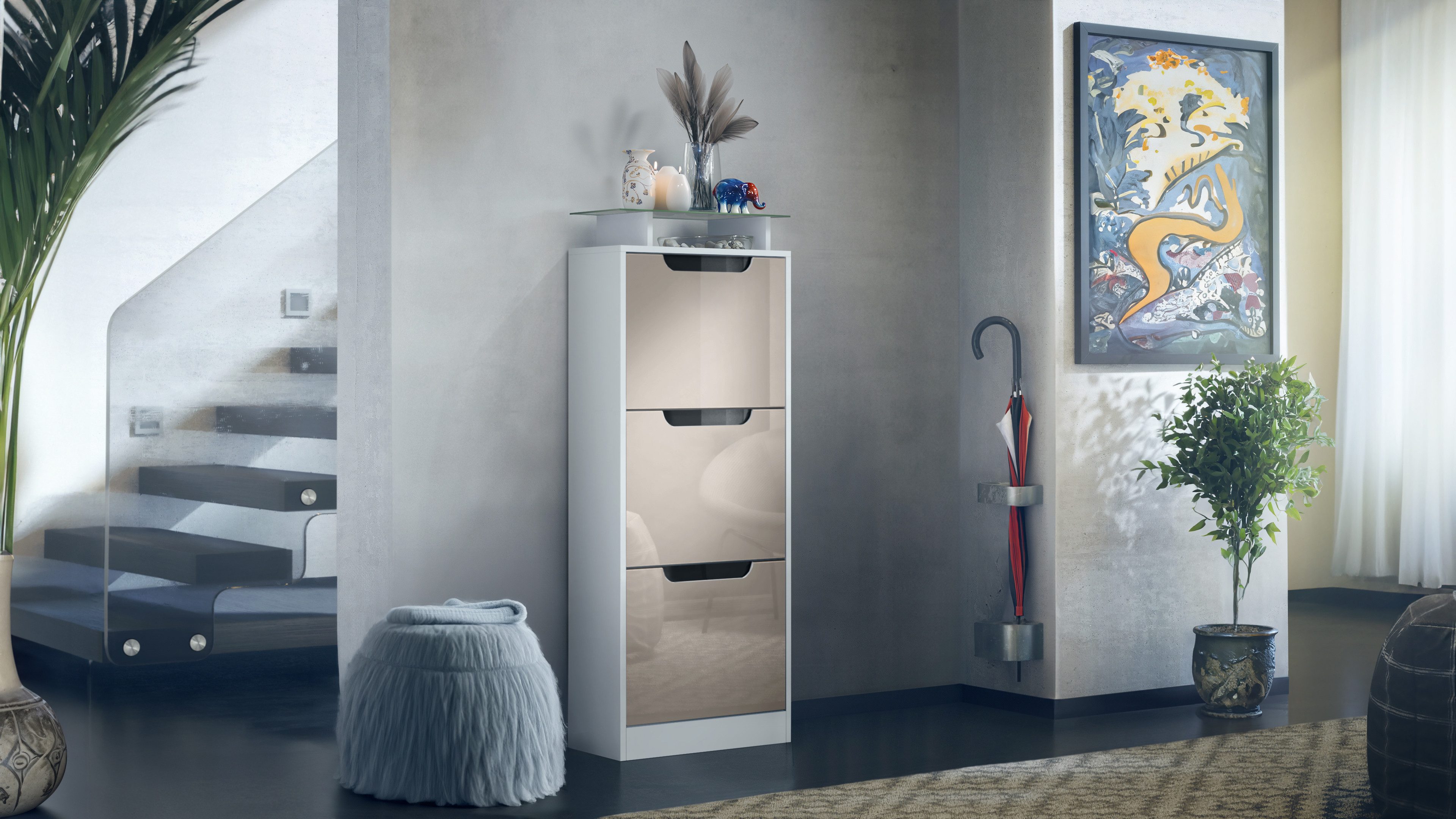 Vladon Schuhschrank Space V2 (Schuhkipper, für günstig online kaufen