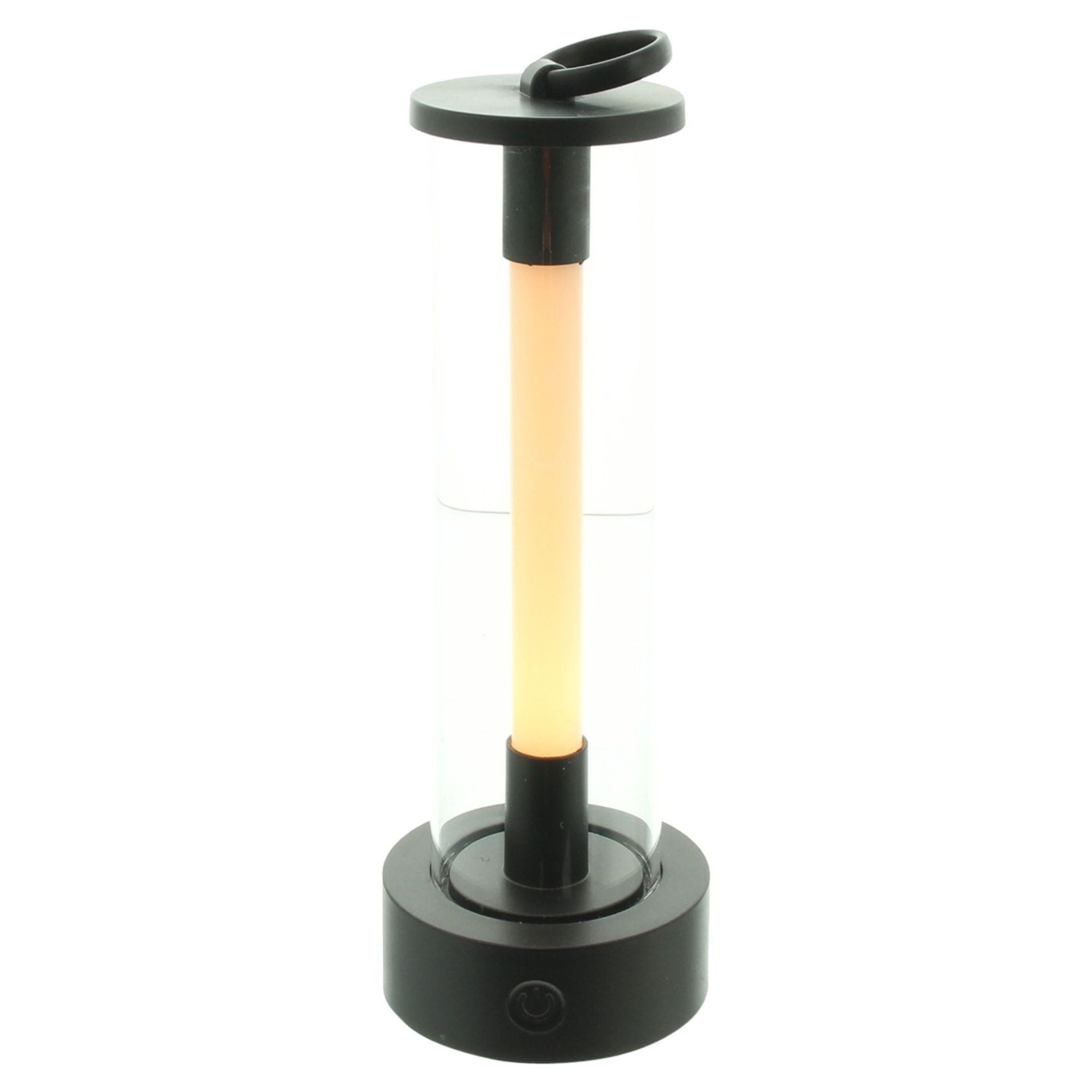 Dekoleidenschaft LED Laterne "Outdoor" Stableuchte dimmbar, 20 cm hoch, USB aufladbare Campinglampe, LED fest integriert, Gartenlampe wetterfest, Hängelampe für Draußen