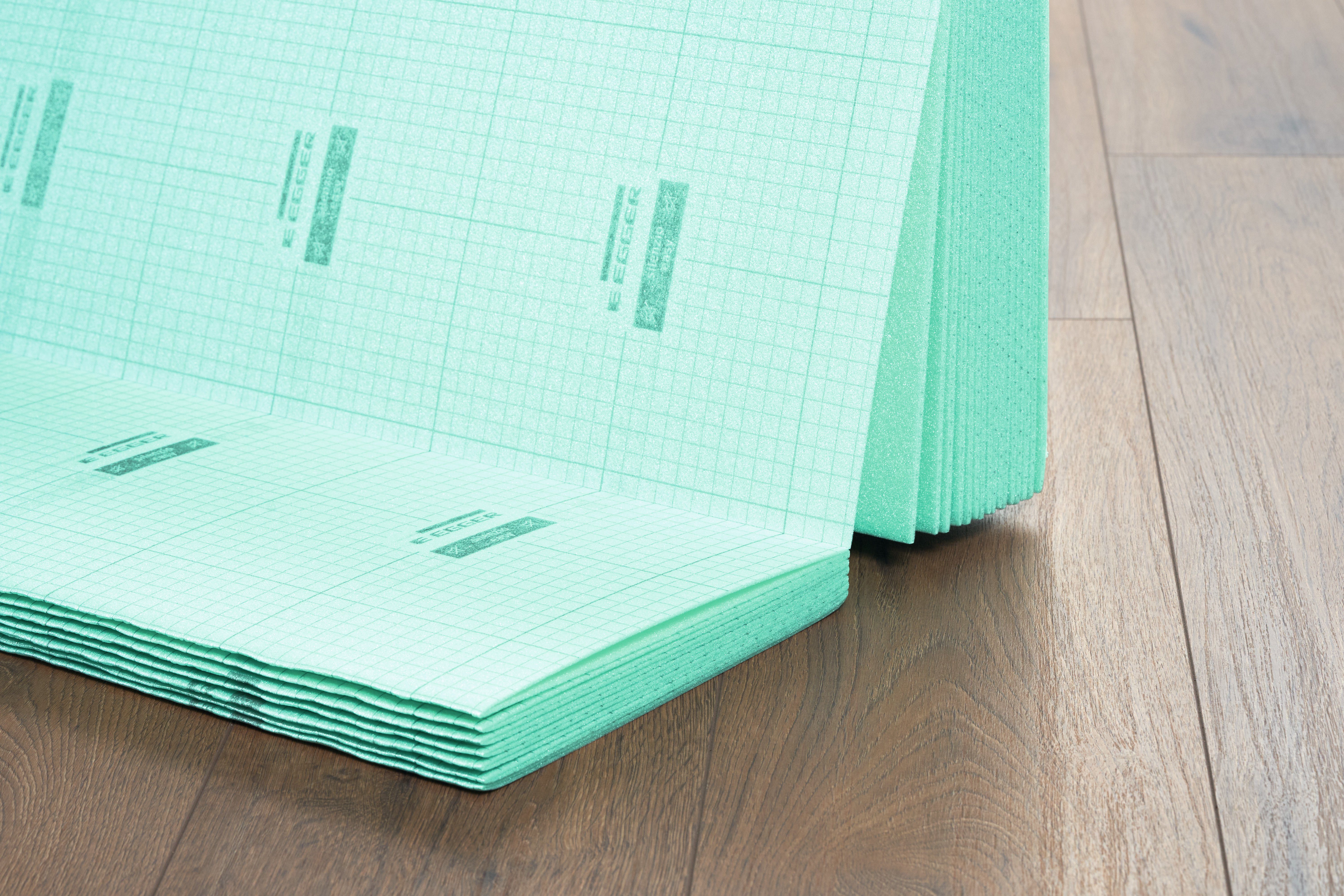 EGGER Trittschalldämmplatte EGGER Laminat Trittschalldämmung Unterlagsmatte silenzio Easy, 15 m²