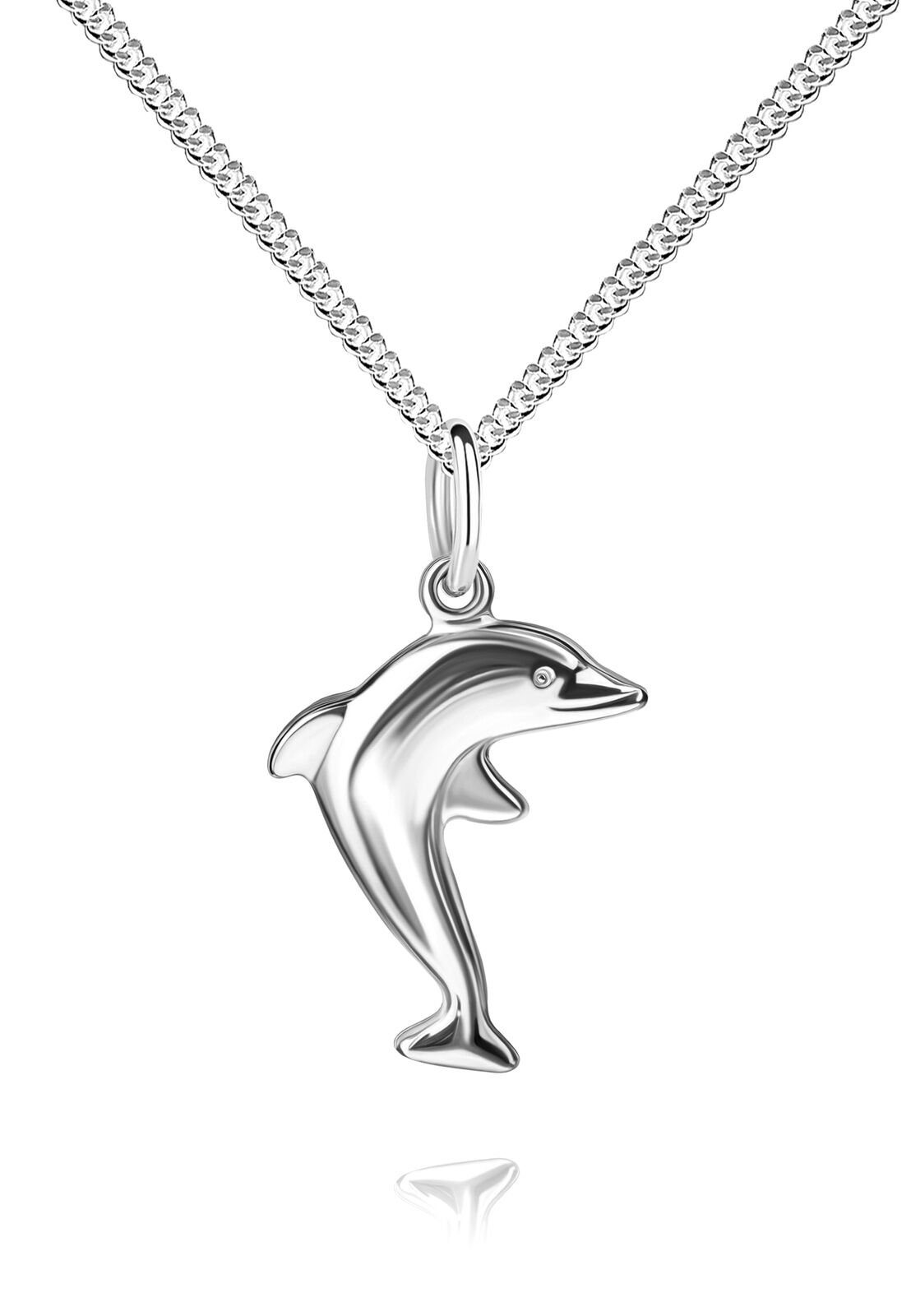 - Kette Mädchen), Anhänger Mit Made Kinder - Delfin cm. (Silberanhänger, mit Kette in Sterlingsilber JEVELION Germany - Länge 70 925 wählbar 36 für -