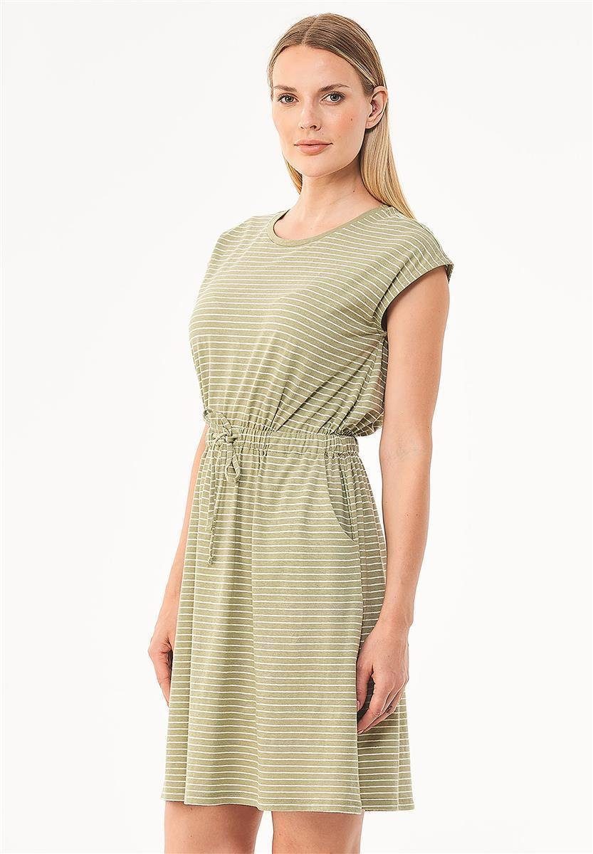 ORGANICATION Kleid & Hose Women's Striped Sleeveless Dress