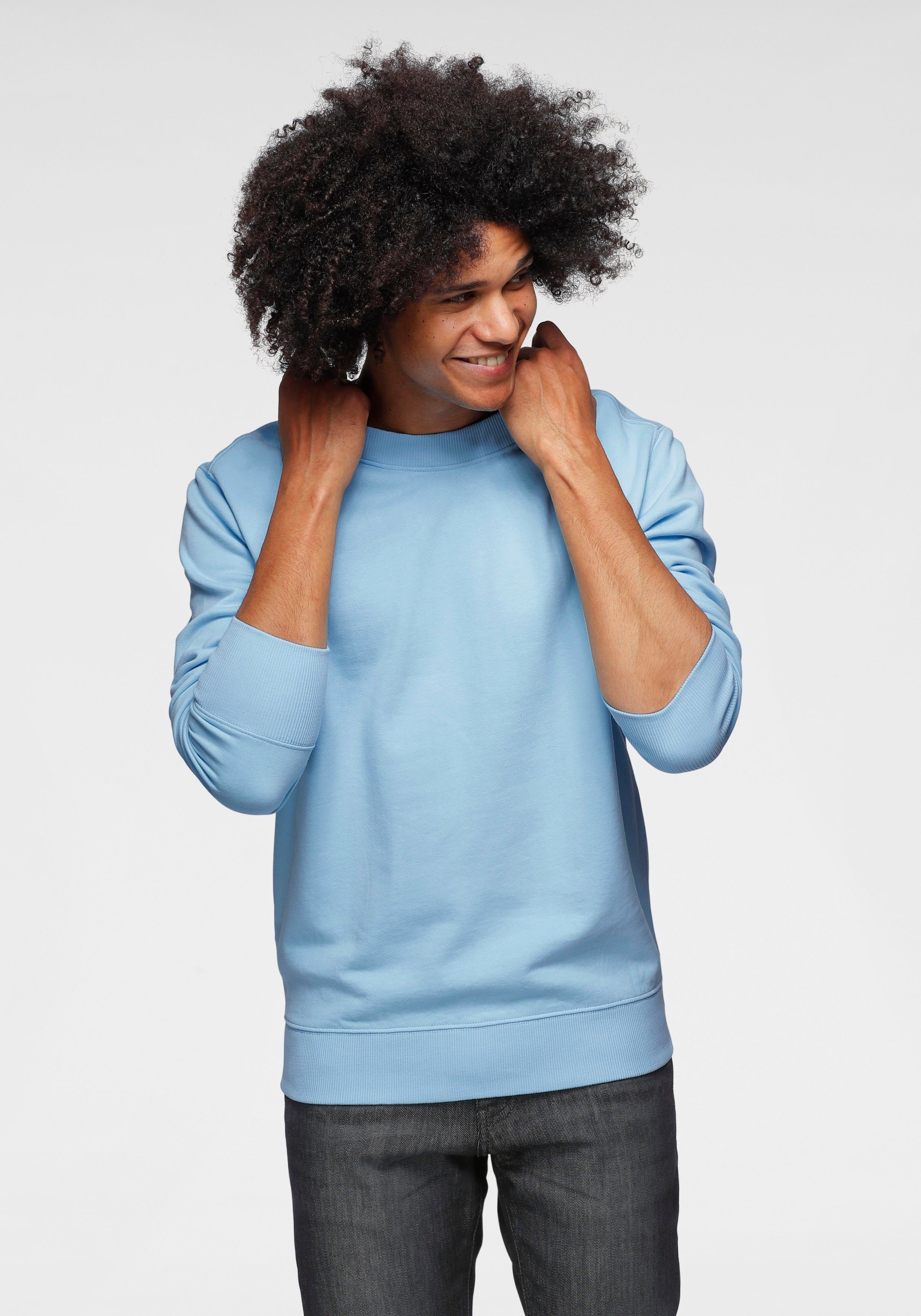 OTTO products hellblau aus Sweatshirt Bio-Baumwolle