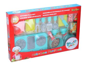 Eddy Toys Spielküche Spielzeug Kochset Kunststoff, Küchenspielzeug