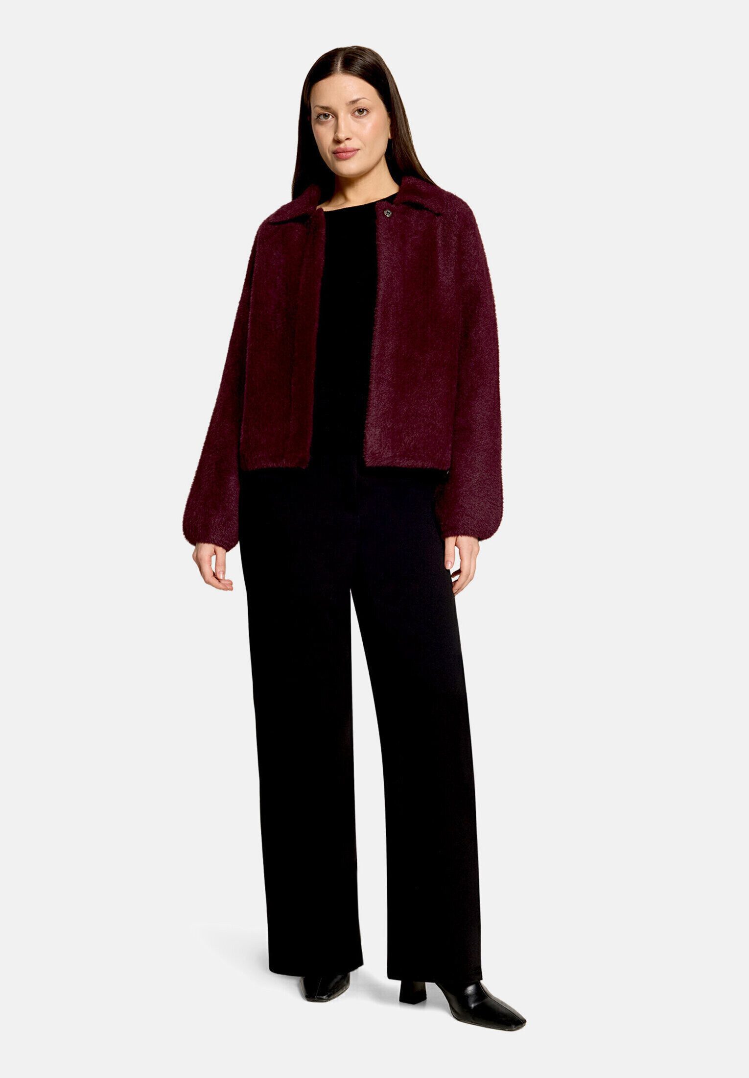 Betty Barclay Strickjacke Damen mit Kragen (1-tlg)