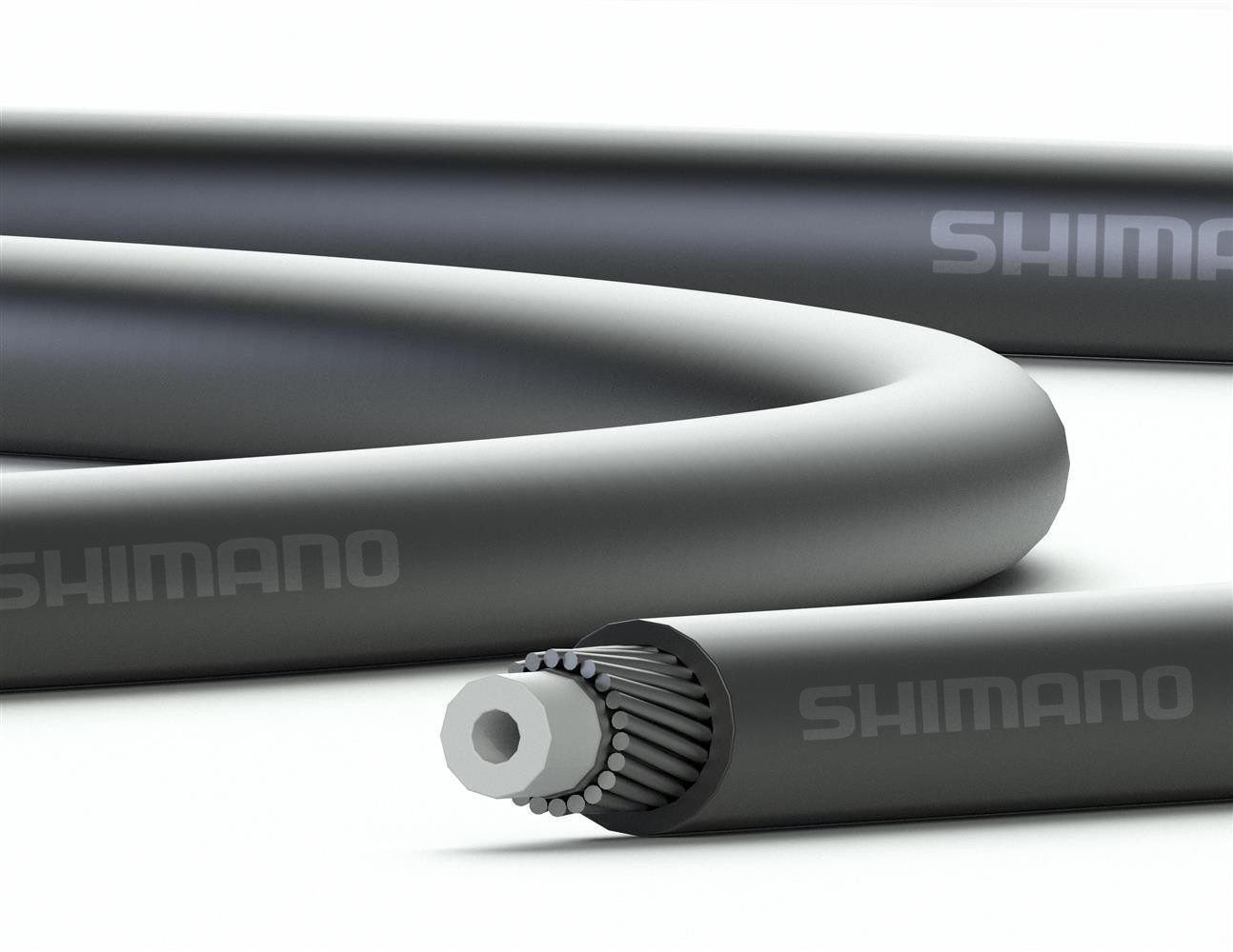 Shimano Schaltung 2 Meter SHIMANO Bowdenzug Schaltzug Hülle Außen Zug 4mm Teflon cable