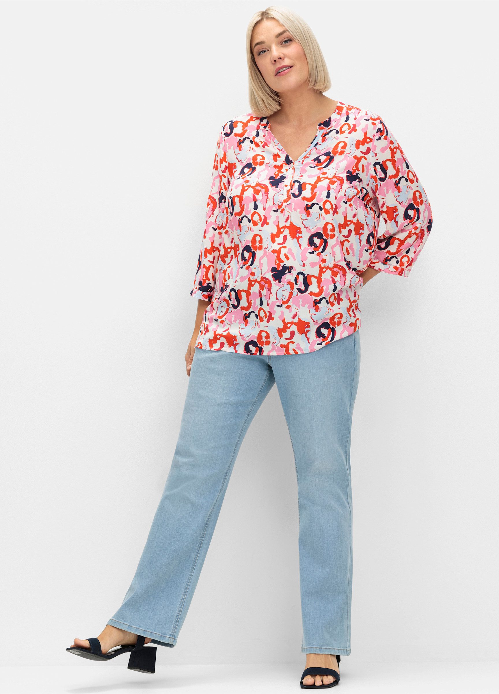 Sheego Klassische Bluse Tunika günstig online kaufen