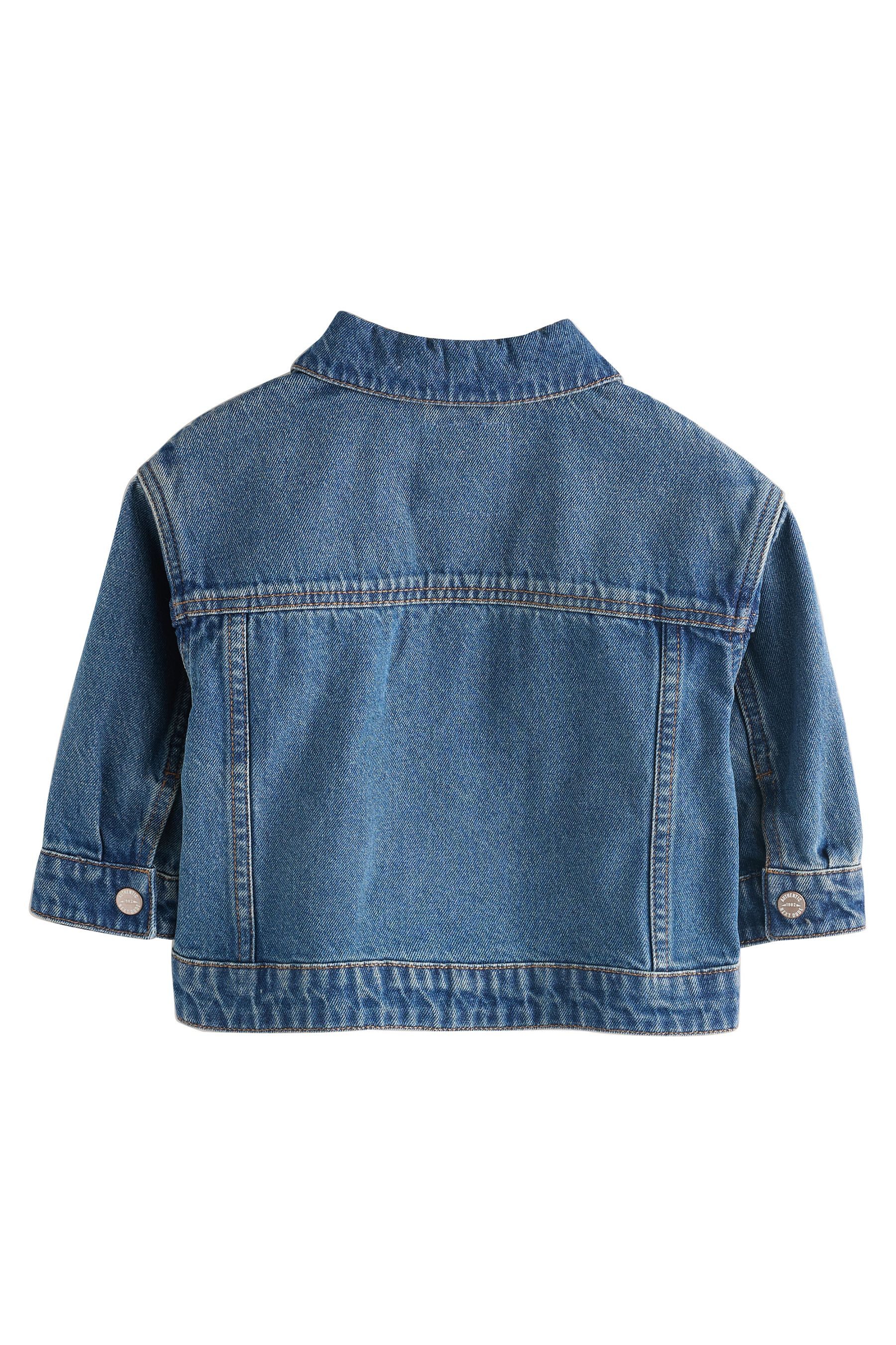 Next Jeansjacke Denim-Jacke aus 100 % Baumwolle (1-St)