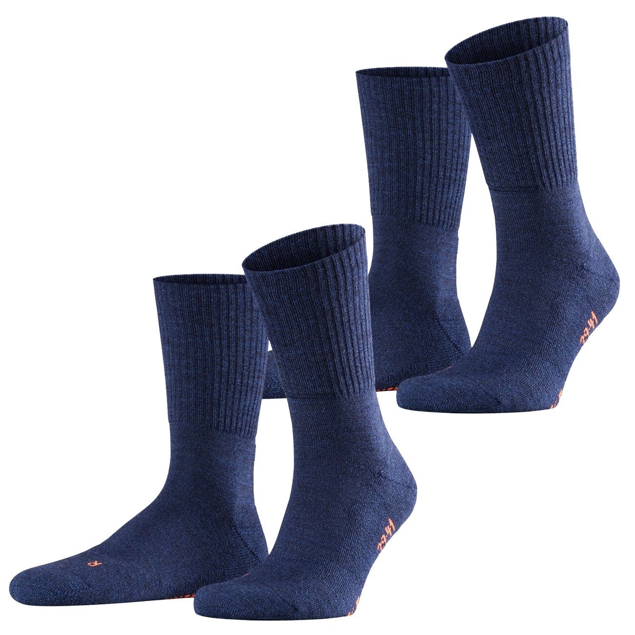 FALKE Langsocken Walkie Light Unisex (2-Paar) Socken aus 2er Pack Wolle