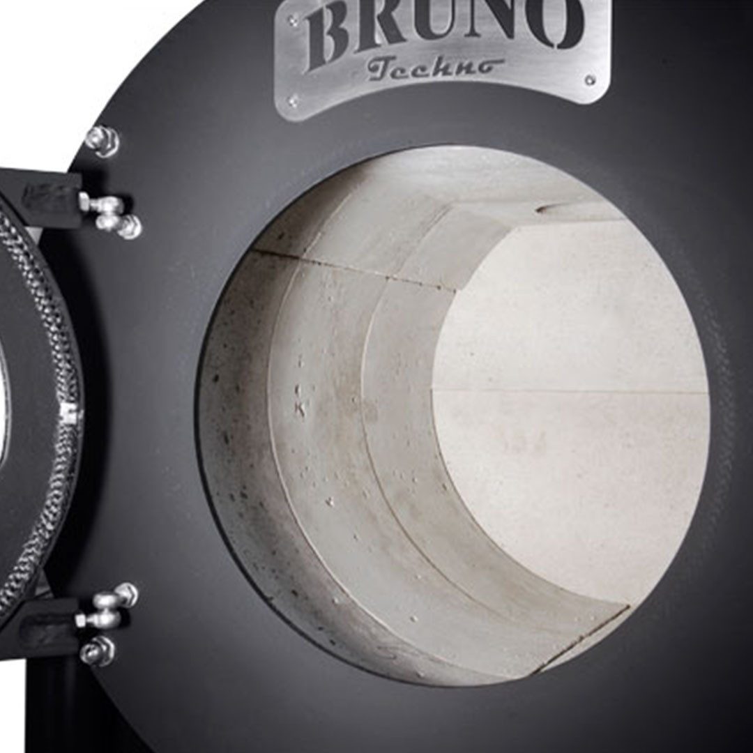 Bruno Kaminofen Bruno® Werkstattofen Techno schwarz 15 kW Stahl A, 15 kW