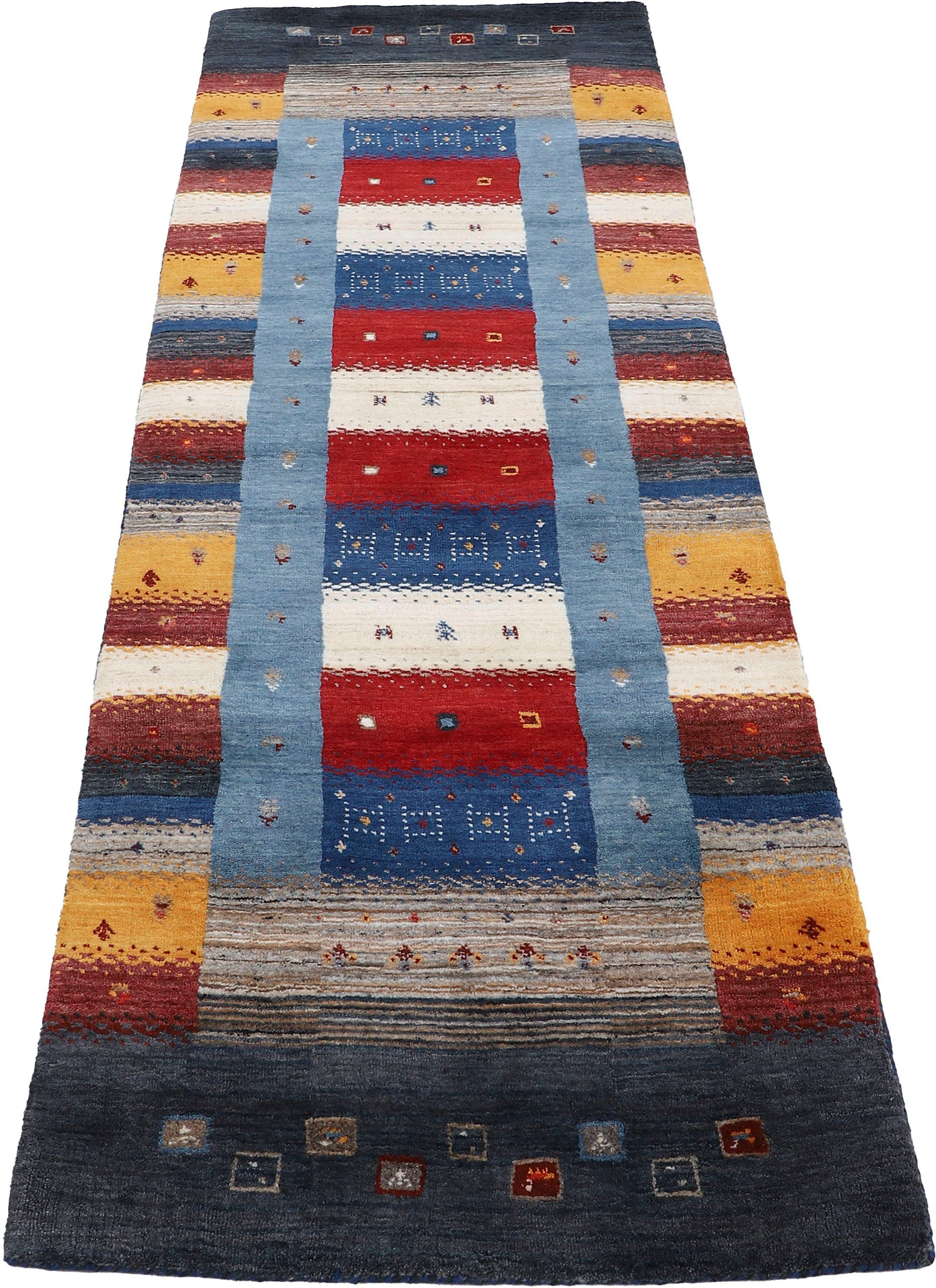 carpetfine Läufer Gabbeh Don, rechteckig, Höhe: 15 mm, reine Wolle, sehr weicher Flor, Wohnzimmer