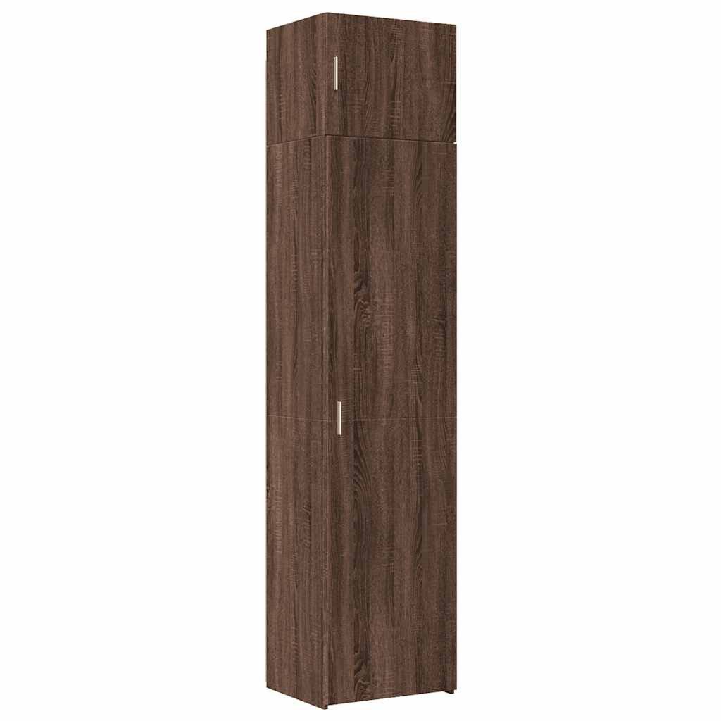 vidaXL Sideboard Hochschrank Schmal Eichen-Optik 50x42,5x225 günstig online kaufen