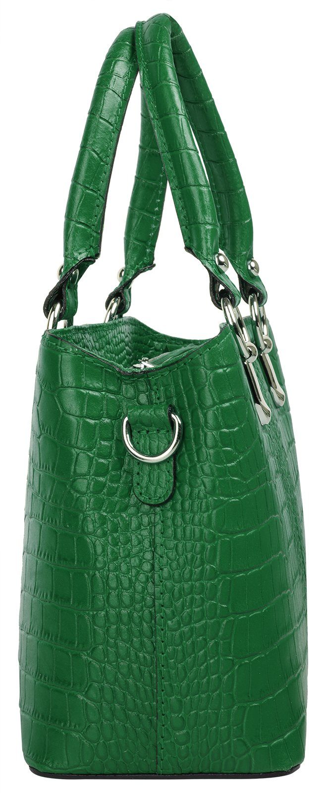 Cluty Umhängetasche (1-tlg), echt Leder, Made in Italy