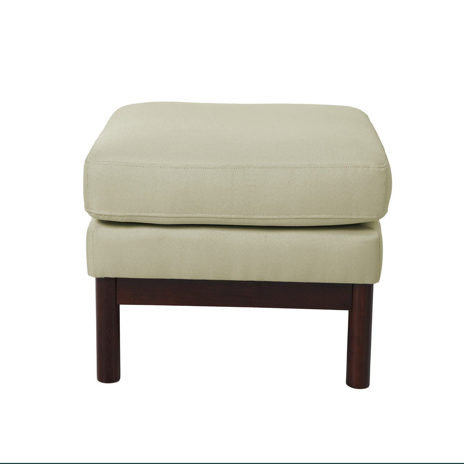 SVITA Hocker HOLLY, Sitzhocker, Fußhocker, gepolstert, Holzbeine, 56 cm x 56 cm