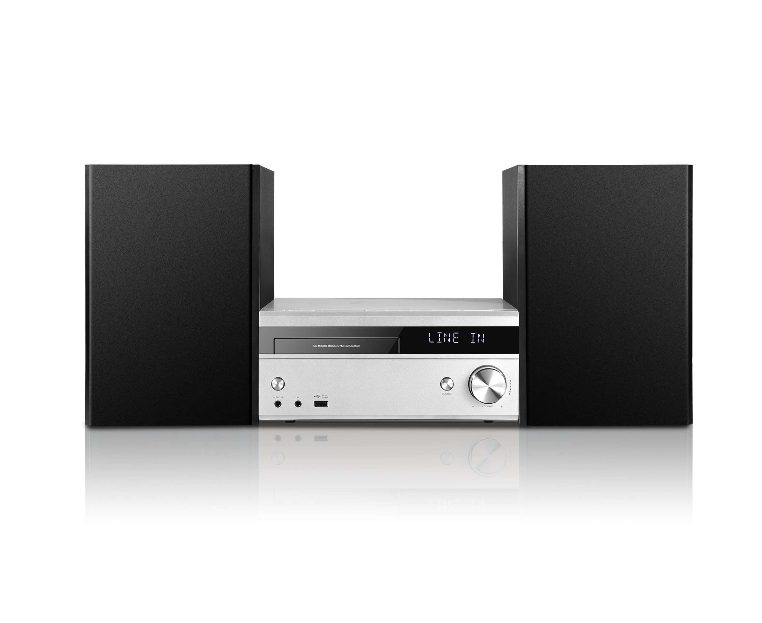 NABO CM 1509 Microanlage (FM-Tuner mit RDS, 50,00 W, CD-Player)
