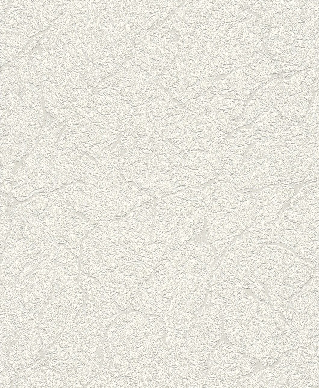 Rasch Papiertapete mit körniger Putzoptik - Überstreichbar, strukturiert, einfarbig, uni, Strukturmuster, (1 Rolle, 1 St), Strukturtapete