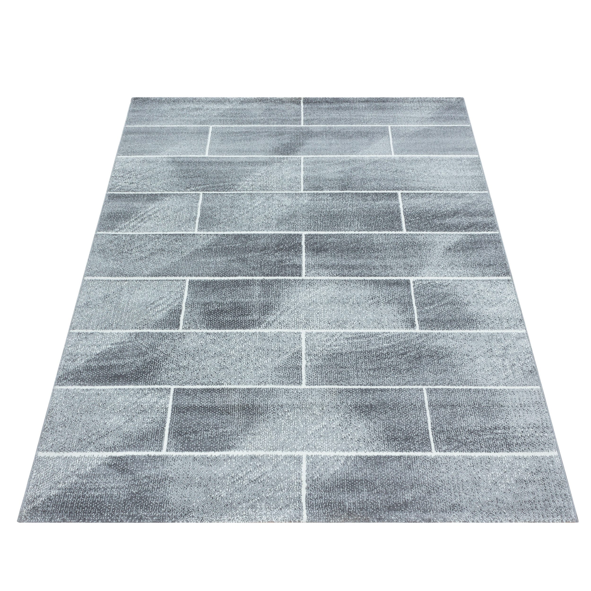 Carpettex Frisé-Teppich Geometrisch Design, Läufer, Höhe: günstig online kaufen