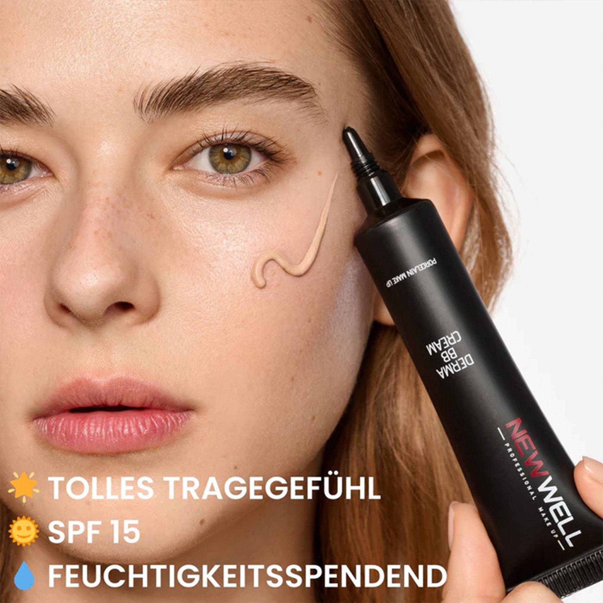 Newwell BB-Creme Tagescreme, Leichte Deckkraft, Pflegende Formel