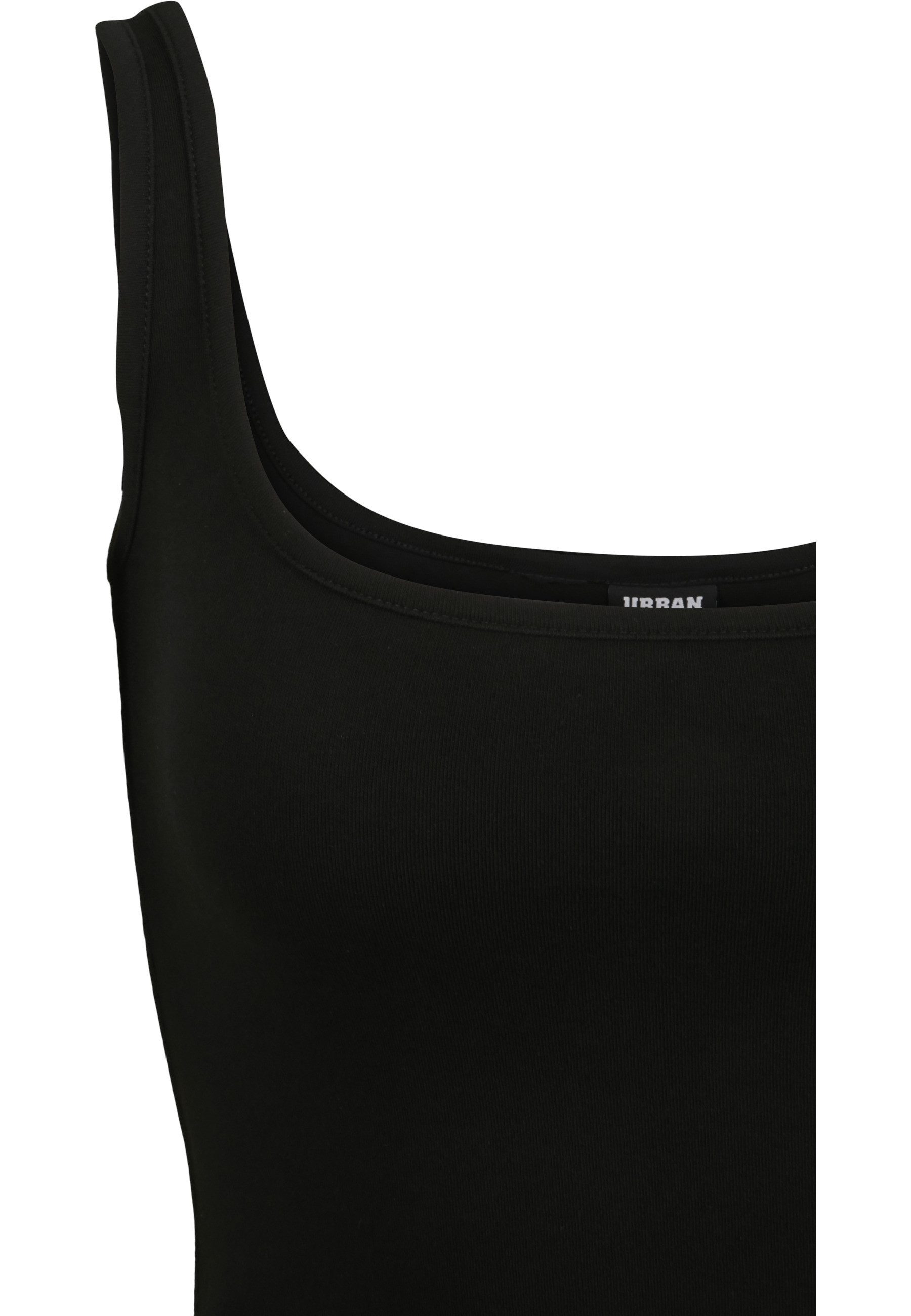 URBAN CLASSICS Yoga & Relax Shirt Urban Classics Damen Ladies Wide Neck Top (1-tlg)