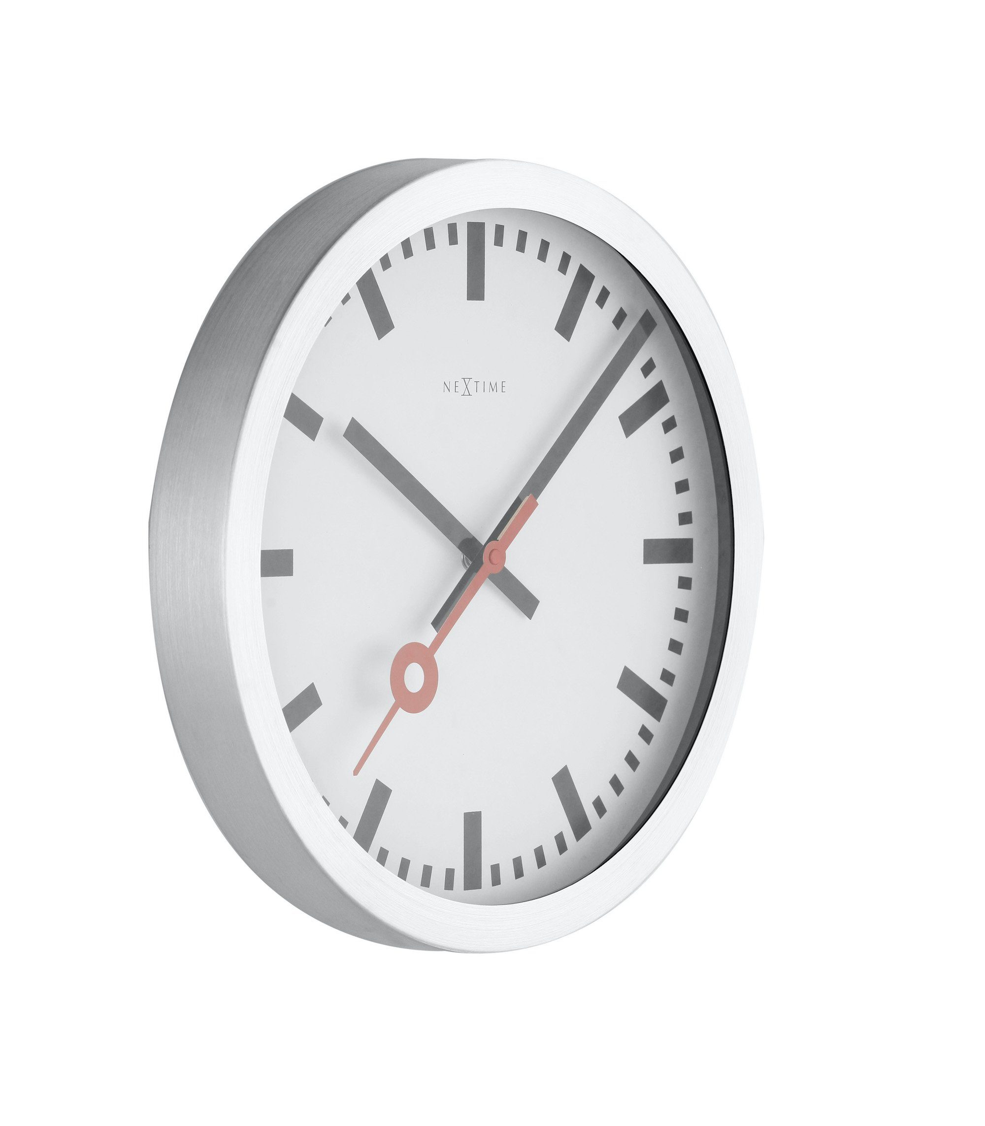 NEXTIME Wanduhr 3999 (im klassischen Bahnhofsuhr-Design)