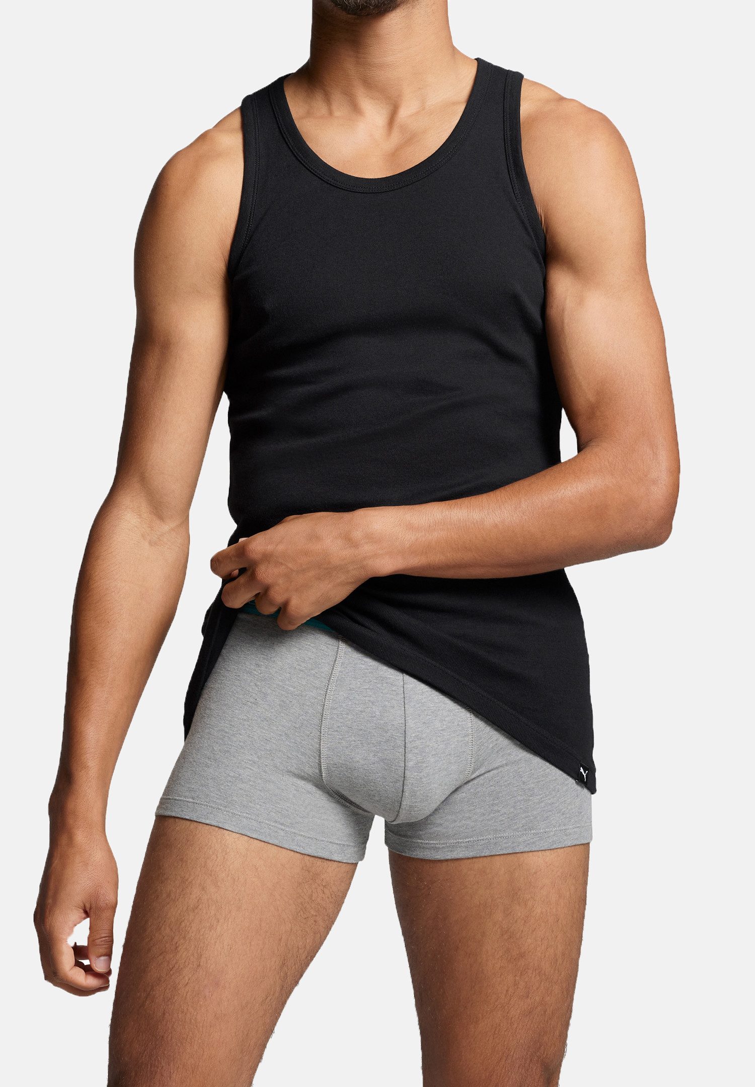 PUMA Poloshirt PUMA BASIC 4P TANK TOP (Packung, 4er-Pack)