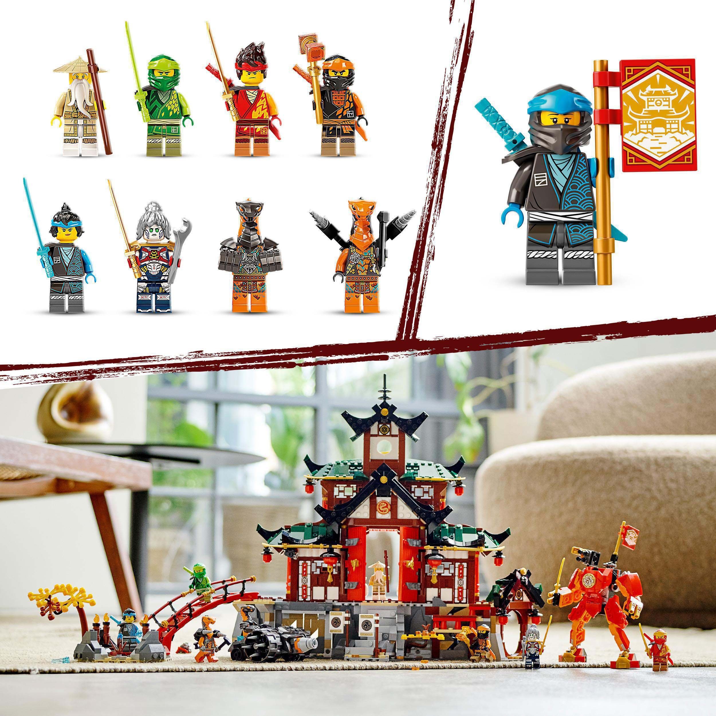 LEGO® Ninja-Dojotempel Konstruktionsspielsteine (1394 St) (71767), LEGO® NINJAGO®,