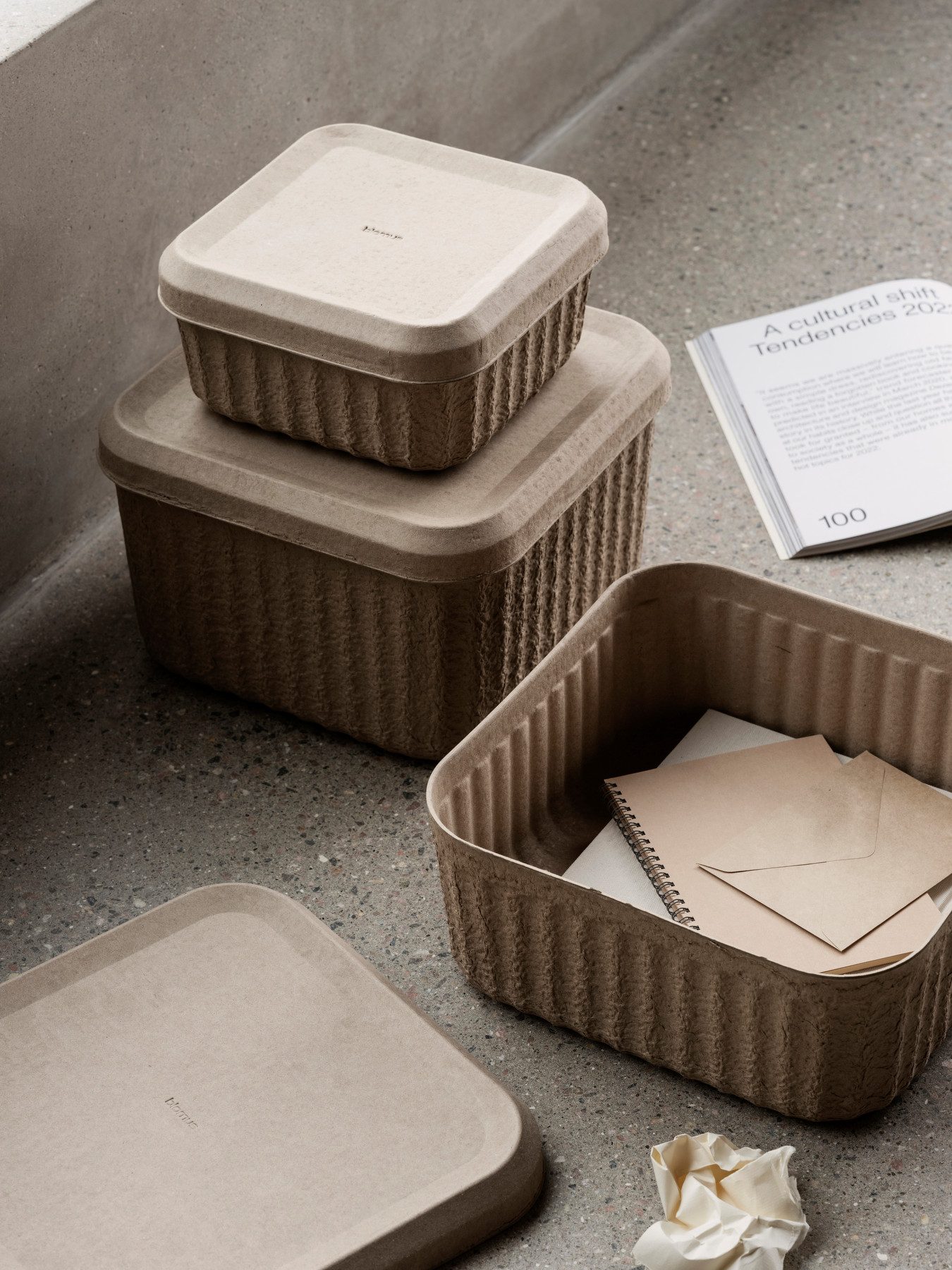 blomus Aufbewahrungsbox Aufbewahrungsbox -REDO- 2er SET aus 100% recycelbar günstig online kaufen