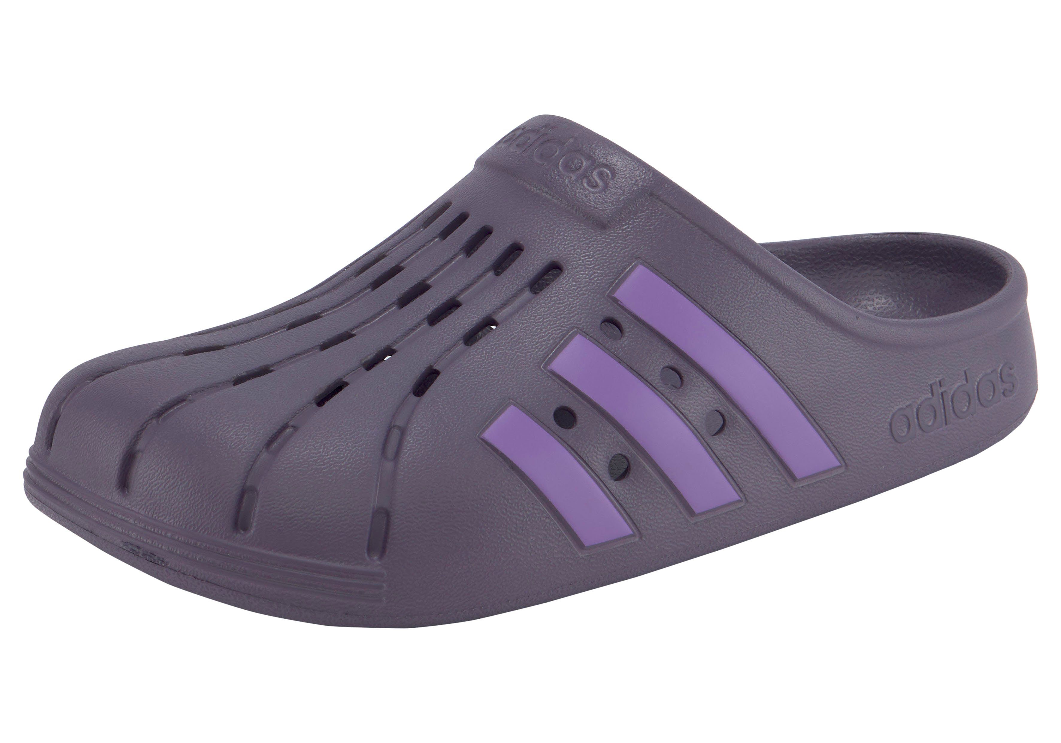 adidas Sportswear ADILETTE CLOG Badesandale Shadow Violet / Violet Fusion / Shadow Violet