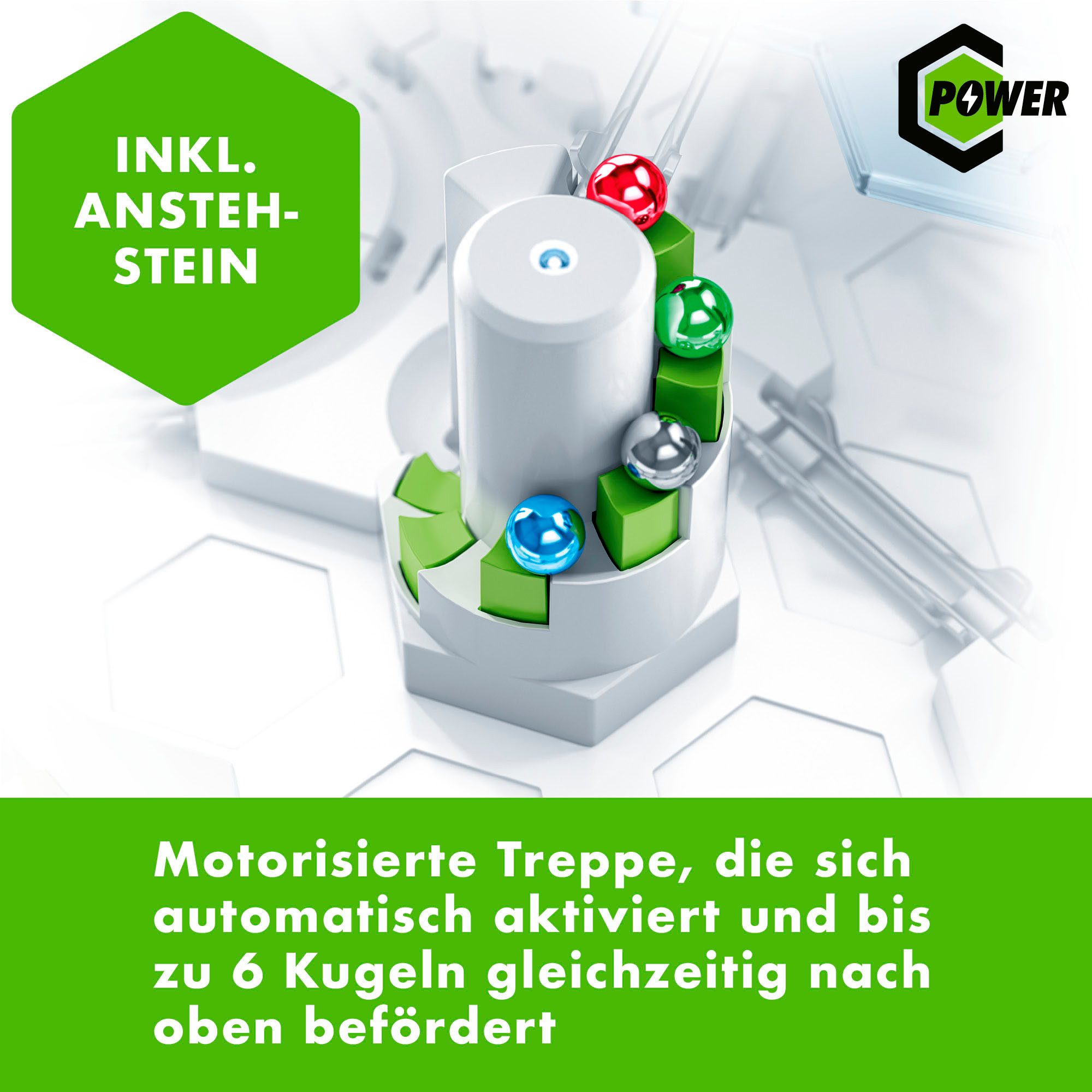 Ravensburger Kugelbahn-Bausatz GraviTrax Power Elevator, Made in Europe