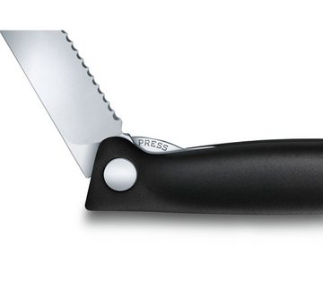 Victorinox Allzweckmesser Victorinox, Swiss Classic Faltbares Gemüsemesser schwarz Brotzeitmess