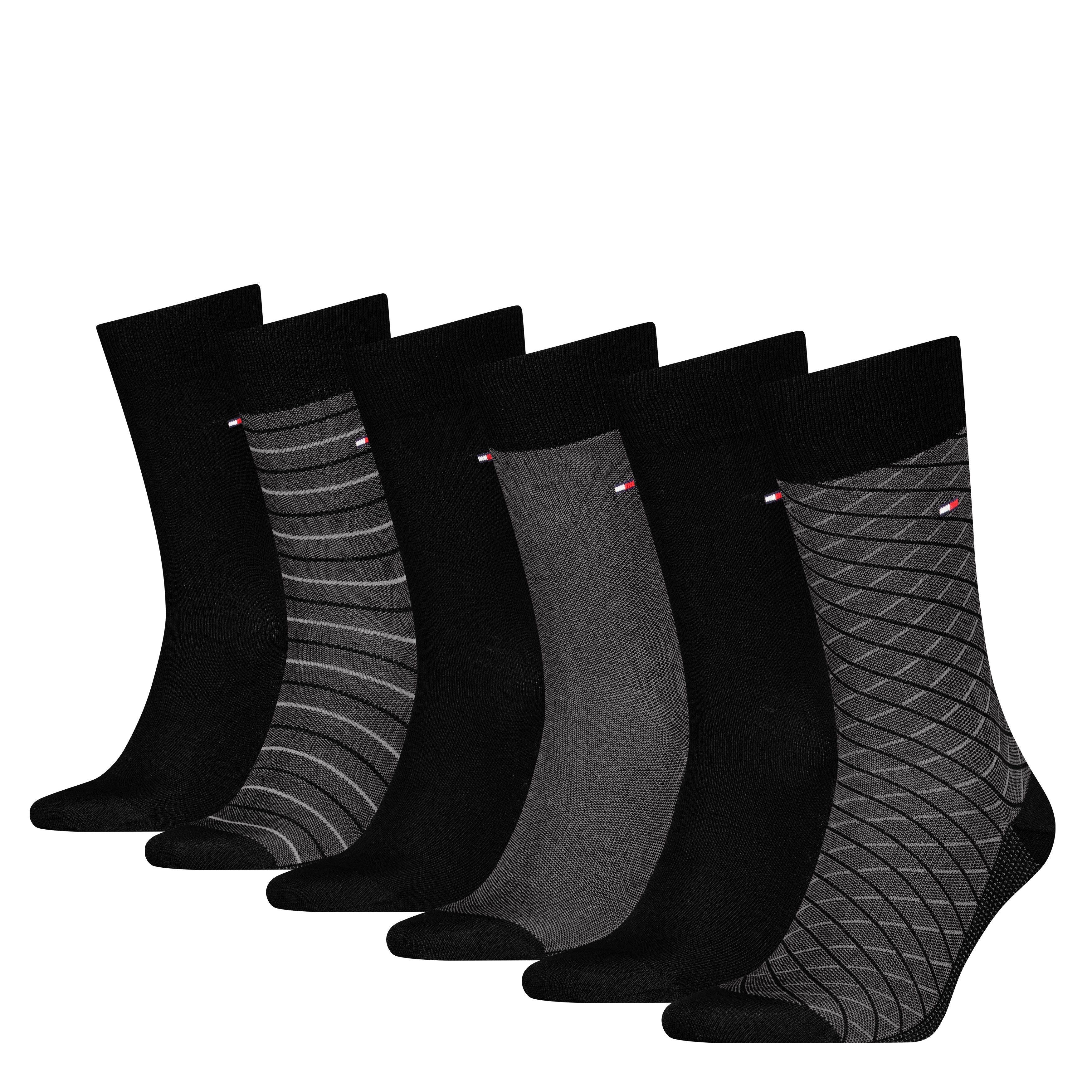 Tommy Hilfiger Socken TH MEN SOCK 6P TIN GIFTBOX BIRDEYE (6er Pack) günstig online kaufen